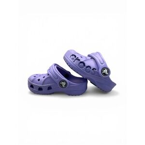 Kids' (Toddler) Purple Lightweight Baya Casual Crocs Clogs C5 Unisex Slip On